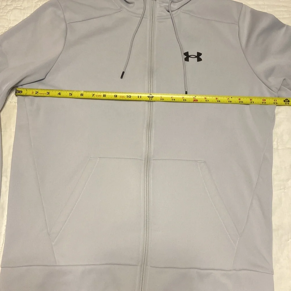 Under Armour. L. Zip Up. Silver. - Picture 3 of 5